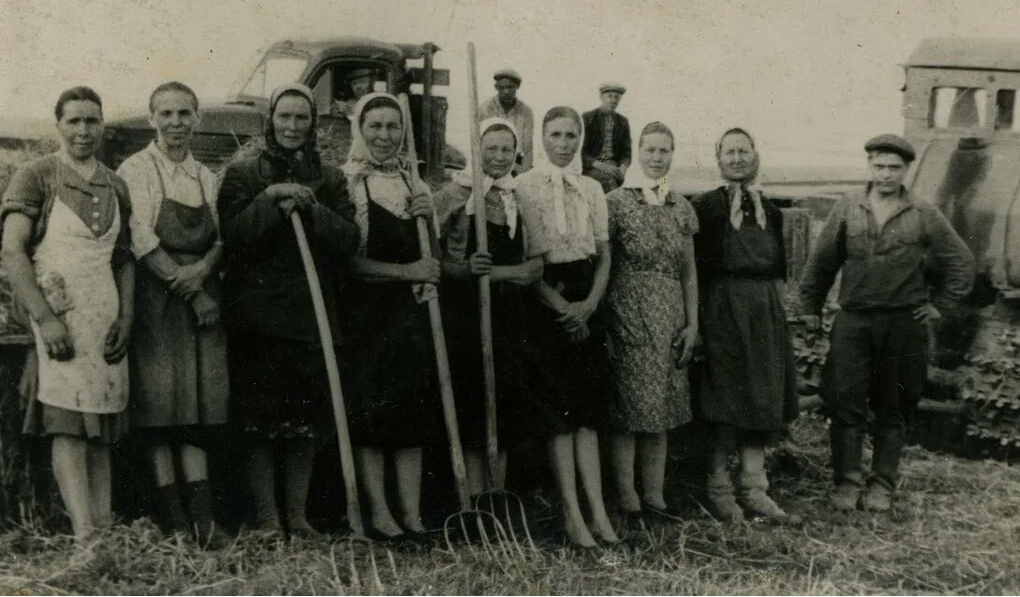 Работники колхоза в СССР