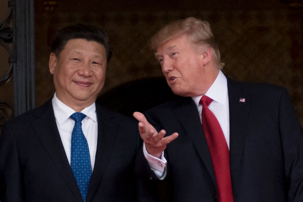 Си Цзиньпин и Дональд Трамп