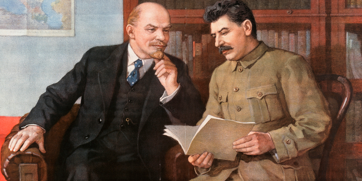 Владимир Ленин и Иосиф Сталин