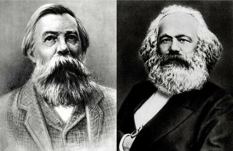 Фридрих Энгельс и Карл Маркс
