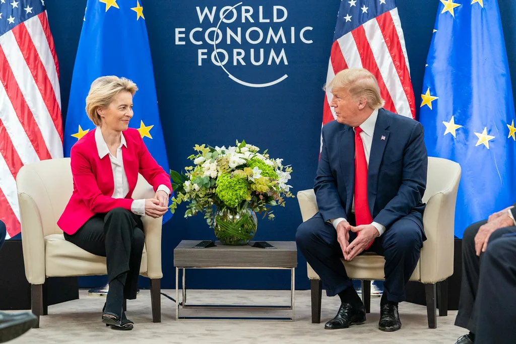 Дональд Трамп и Урсула фон дер Ляйен