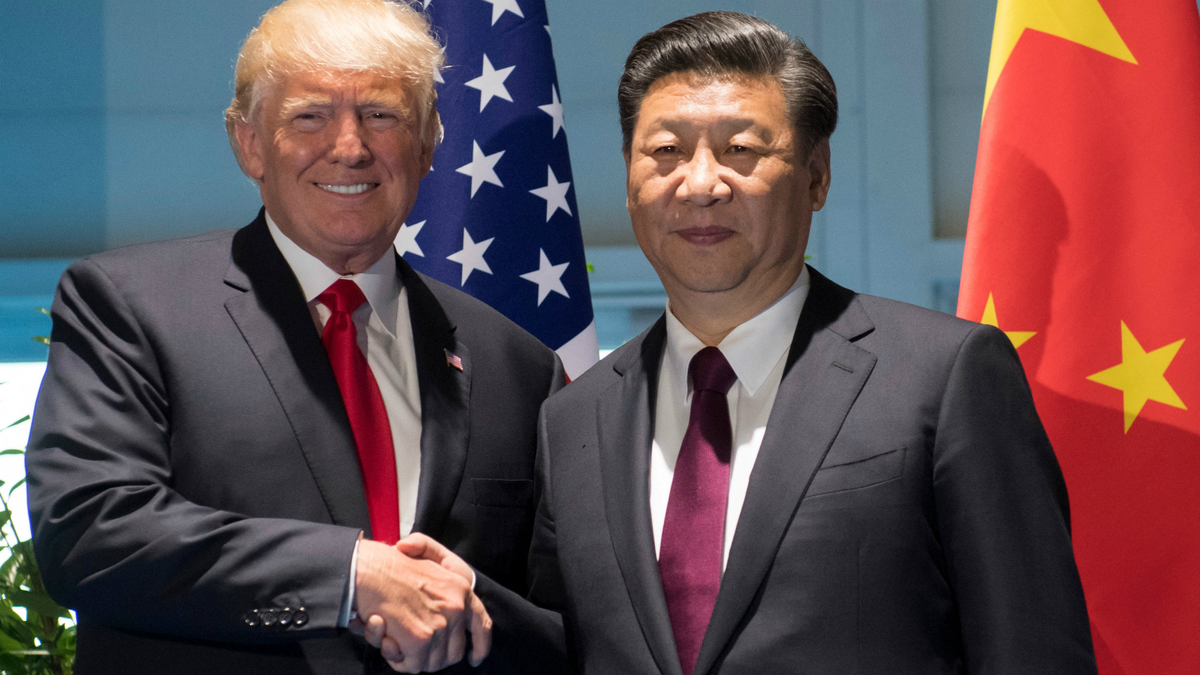 Си Цзиньпин и Дональд Трамп